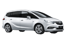 Car Hire Tipton - Vauxhall Zafira 5 + 2 - Minibus hire Tipton